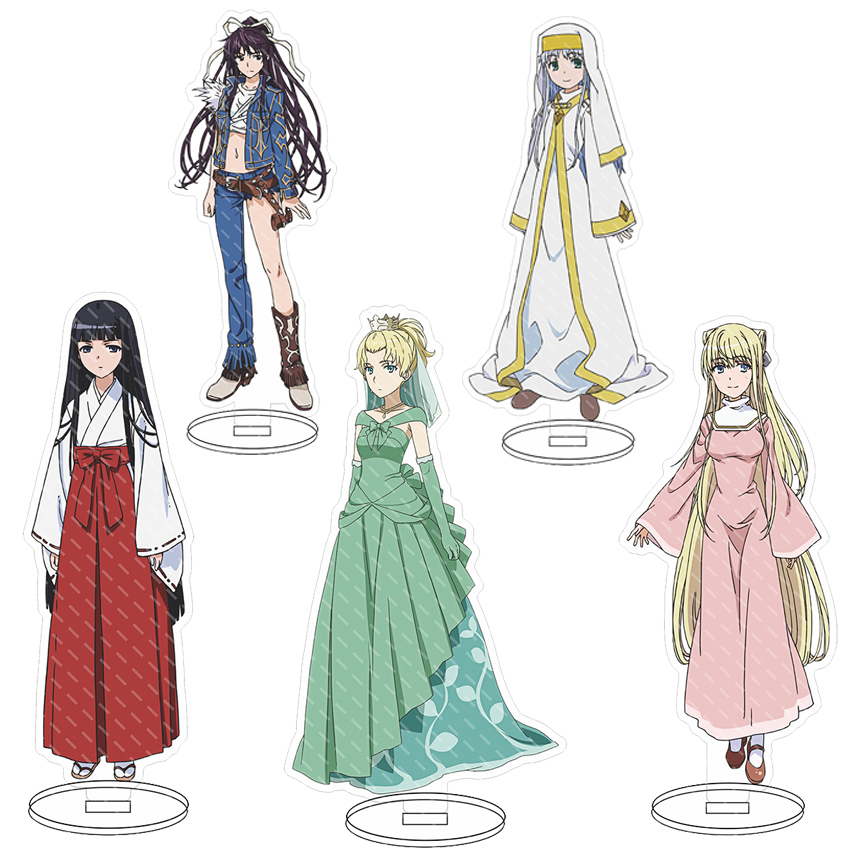 Figma Stand Set - แท่นอะคริลิกอนิเมะขนาด 16 ซม. ตัวละครจากอนิเมะ A Certain