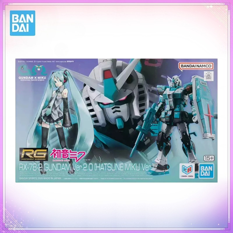 Bandai Model Gundam Rg - Bandai ของแท้ บรรจุกล่อง RG RX-78-2 Ver.2.0