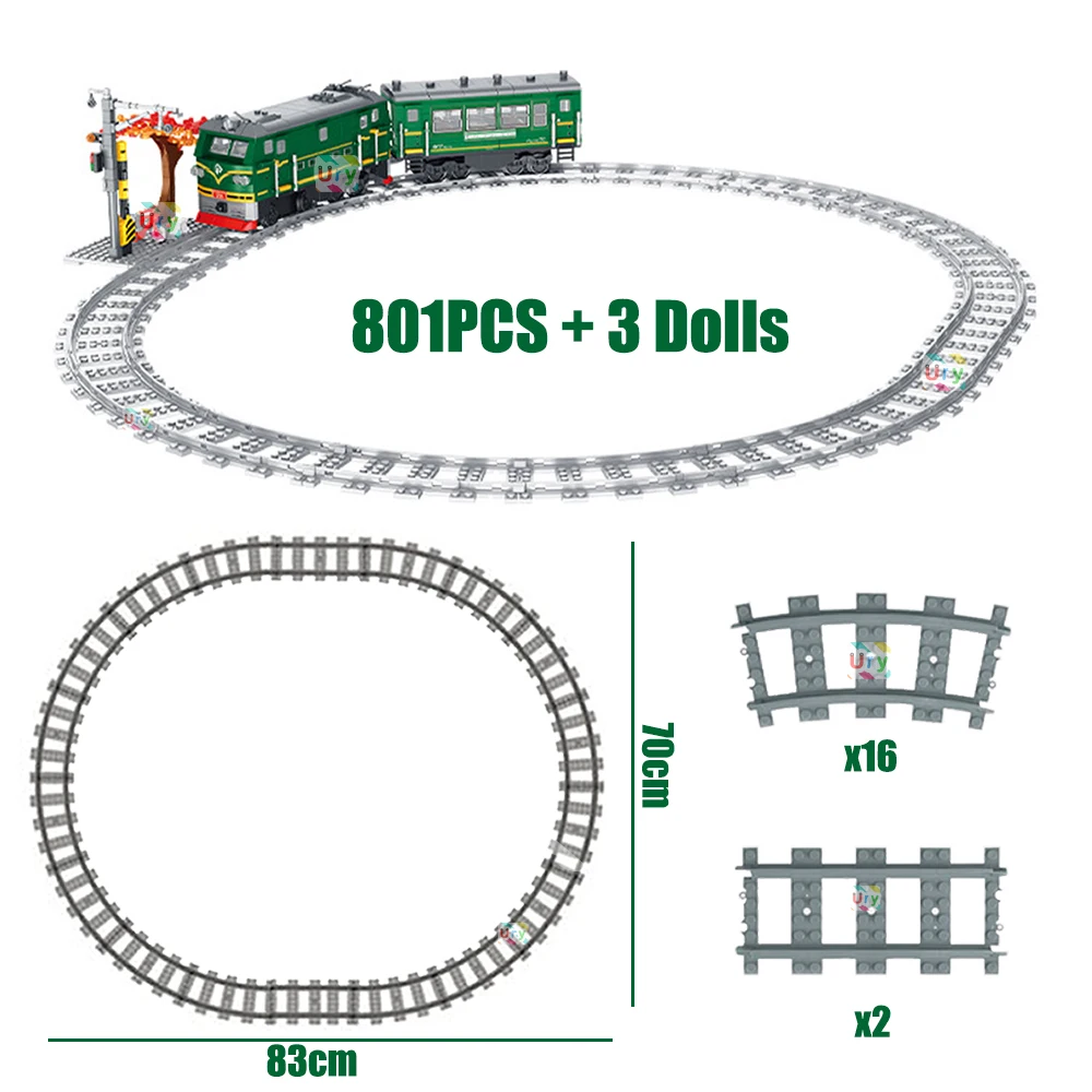 รถไฟไอน้ำสีเขียวสไตล์เรโทร ของ - Lego Set City บทวิจารณ์และราคา