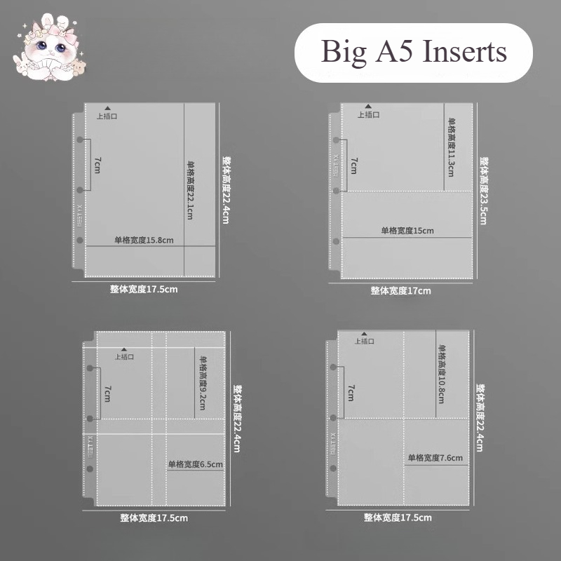 MEET YX 10pcs Big A5 Binder หล - Card Penny Sleeve บทวิจารณ์และราคา