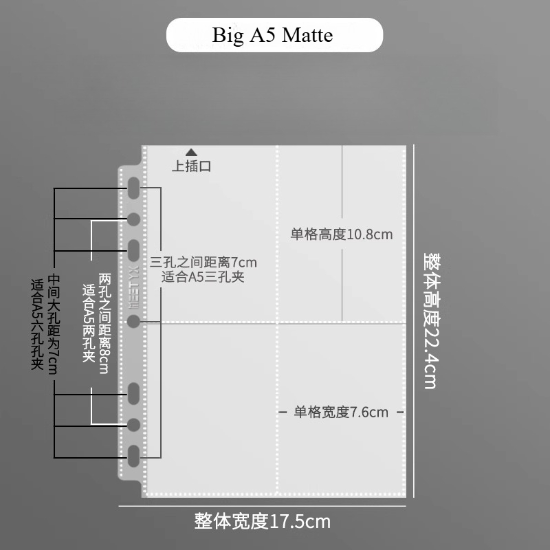 MEET YX 10pcs Big A5 Binder หล - Card Penny Sleeve บทวิจารณ์และราคา