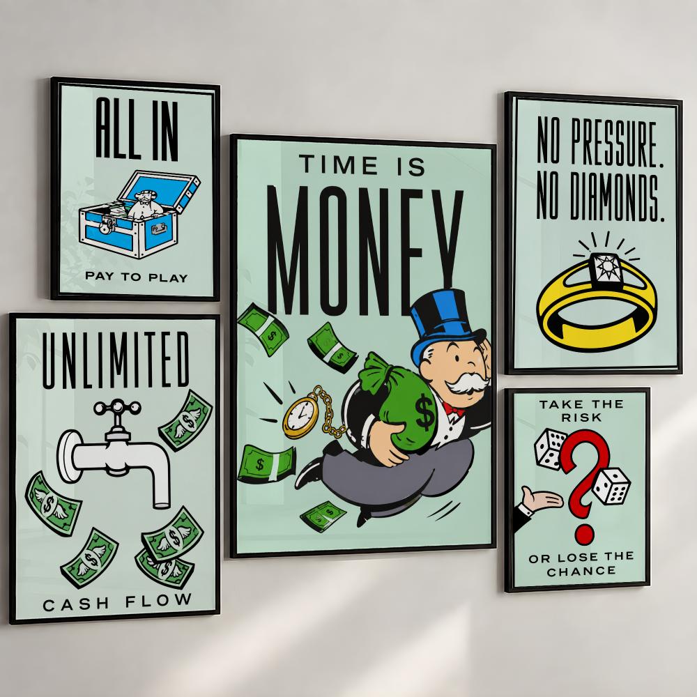 โปสเตอร์เกมโมโนโพลี บอร์ดเกมคล - Hasbro Game Monopoly บทวิจารณ์และราคา