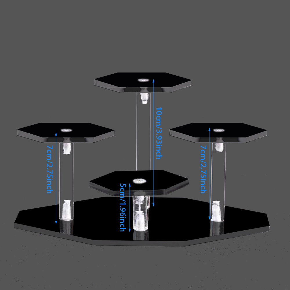 Layered อะคริลิคสําหรับตัวเลขก - Pop Display Shelf บทวิจารณ์และราคา