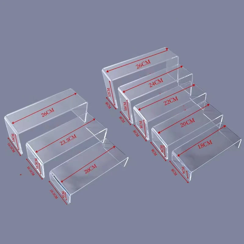 อะคริลิค Risers สําหรับตัวเลขก - Pop Display Shelf บทวิจารณ์และราคา