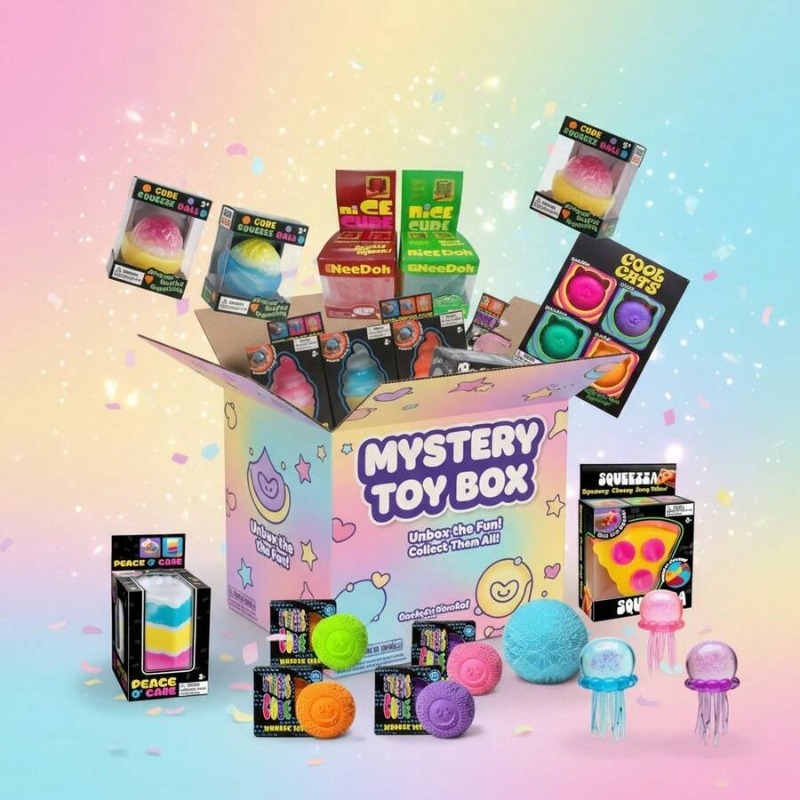 กล่องสุ่มของเล่นบีบสุดฮิตน่ารั - Mystery Box Blind Bag บทวิจารณ์และราคา