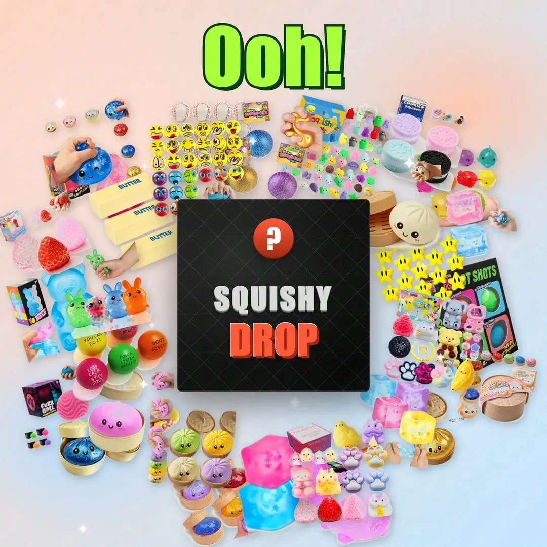 กล่องสุ่มของเล่นบีบสควิชเรนโบว - Mystery Box Blind Bag บทวิจารณ์และราคา