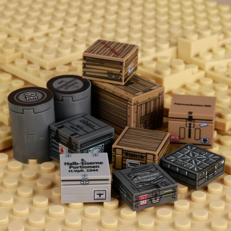 ชุดตัวต่อพิมพ์ลายอาวุธสงครามสง - Lego Minifigure Holder บทวิจารณ์และราคา