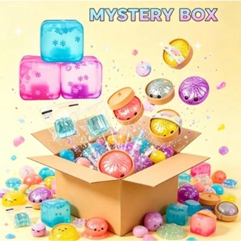 กล่องสุ่มของเล่นบีบสโลว์ไรส์น่ - Mystery Box Blind Bag บทวิจารณ์และราคา