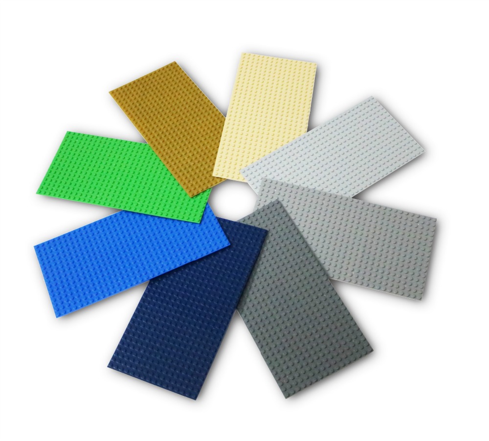 22 สีหมายเลข 3857 Baseplate 16 - Lego Set City บทวิจารณ์และราคา