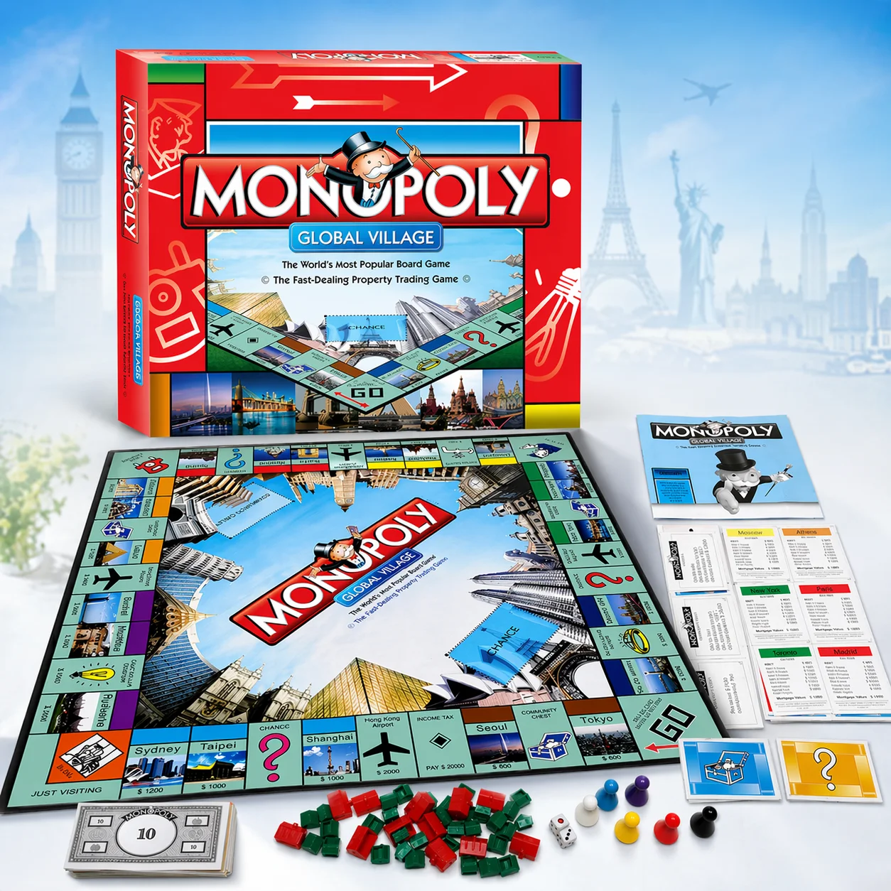 เกมกระดานพรีเมียม MONOPOLY GLO - Hasbro Game Monopoly บทวิจารณ์และราคา